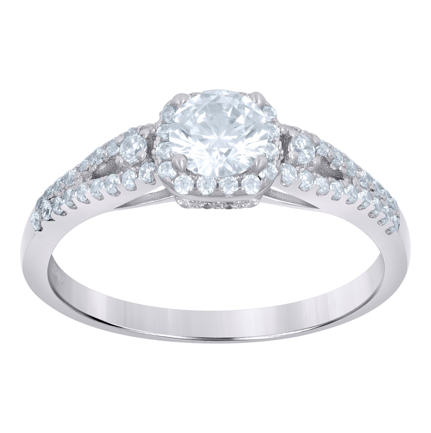 Sterling Silver Womens Cubic-Zirconia Fashion Duo Ring Set Size 6– Elegant Jewelry Gift for Birthday, Anniversary, Engagement, Wedding