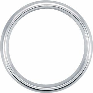 Tungsten Comfort-Fit Half Round Band