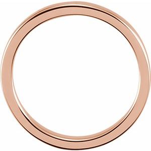 14K Rose Gold Stackable Band Size 5