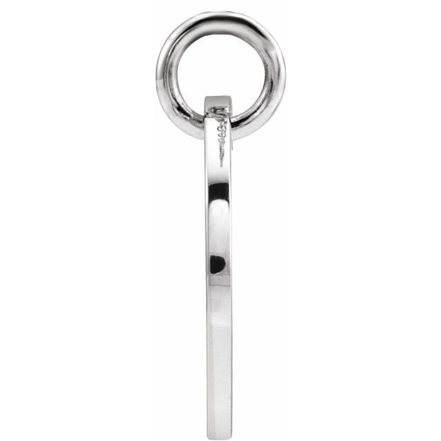 14K Yellow Or White Gold 10 Mm Polished Disc Pendant