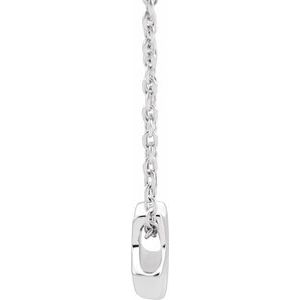 Sterling Silver 10.1 X 9.6 Mm 16-18 In Polished Star Necklace