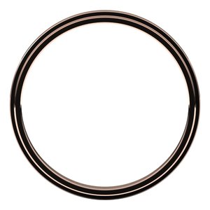10K Yellow Or White Or Rose Gold Stepped-Edge Flat Band