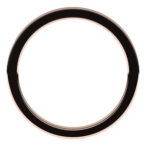 10K Yellow Or White Or Rose Gold Comfort-Fit Flat Band