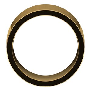 18K Yellow Gold 11 Mm  Flat Comfort Fit Band Size 11