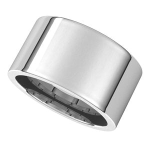 10K Yellow Or White Or Rose Gold Comfort-Fit Flat Band