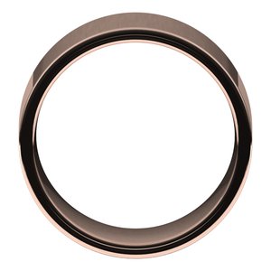 18K Yellow Or White Or Rose Gold Lightweight Comfort-Fit Flat Band