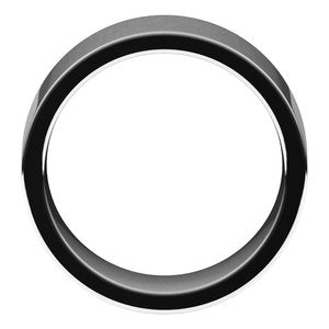 Sterling Silver 9 Mm Comfort-Fit Standard Weight Flat Comfort Fit Band Size 6