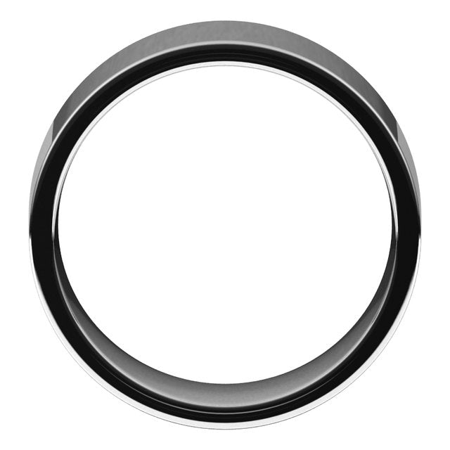 14K Rose Gold Or Sterling Silver Or Platinum Lightweight Flat Comfort Fit Light Band