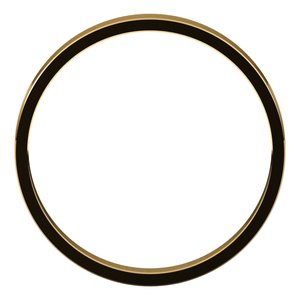 14K Yellow Or White Or Rose Gold Ultra-Lightweight Flat Band