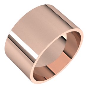 14K Yellow Or White Or Rose Gold Ultra-Lightweight Flat Band