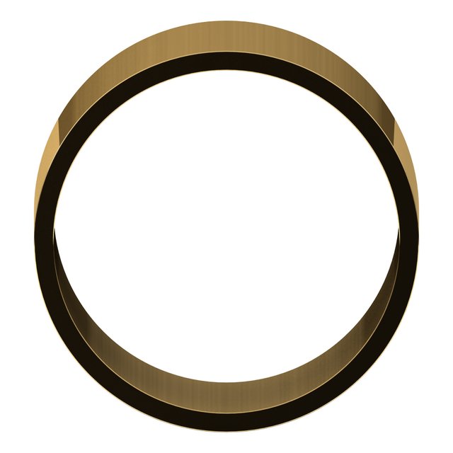 10K Yellow Or White Or Rose Gold Flat Ultra-Lightweight Band