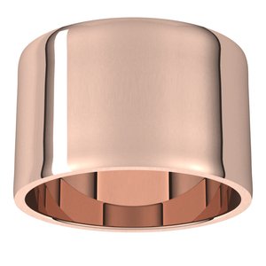 14K Yellow Or White Or Rose Gold Ultra-Lightweight Flat Band