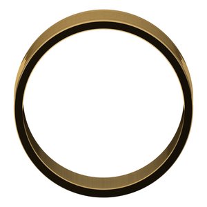 10K Yellow Or White Or Rose Gold Ultra-Lightweight Flat Band