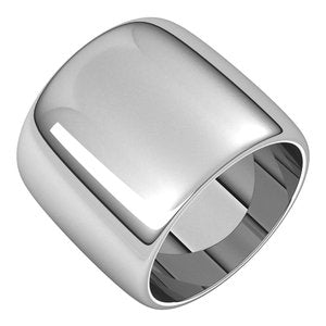 Sterling Silver Half Round Band