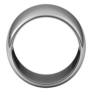 Sterling Silver Half Round Band
