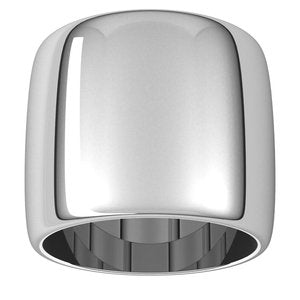 Sterling Silver Half Round Band