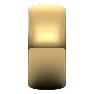 10K Yellow Or White Or Rose Gold Half Round Band