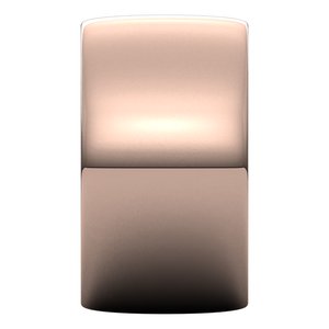 18K Yellow Or White Or Rose Gold Lightweight Half Round Band