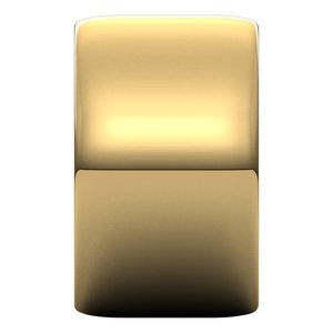 10K Yellow Or White Or Rose Gold Lightweight Half Round Band