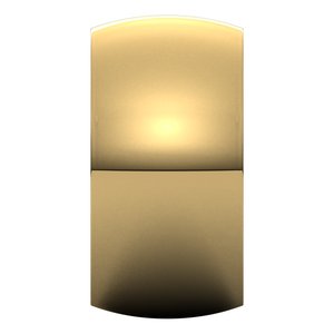 18K Yellow Or White Or Rose Gold Comfort-Fit Half Round Band