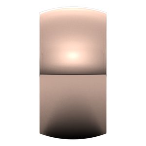 10K White Or Rose Gold Comfort-Fit Half Round Band