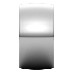 18K Yellow Or White Or Rose Gold Lightweight Comfort-Fit Half Round Band