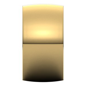 18K Yellow Or White Or Rose Gold Lightweight Comfort-Fit Half Round Band