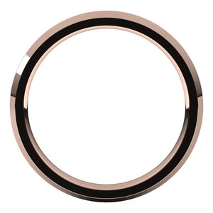 14K Yellow Or White Or Rose Gold Comfort-Fit Knife Band