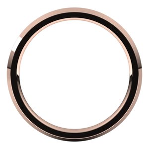 18K Yellow Or White Or Rose Gold Comfort-Fit Knife Band