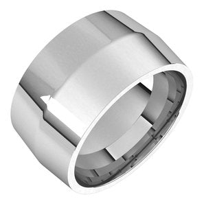18K Yellow Or White Or Rose Gold Comfort-Fit Knife Band