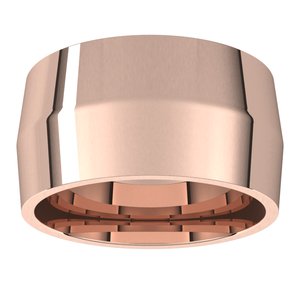 18K Yellow Or White Or Rose Gold Comfort-Fit Knife Band