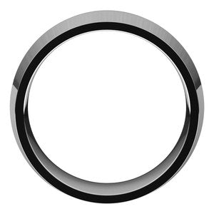 Platinum Knife Edge Comfort Fit Band
