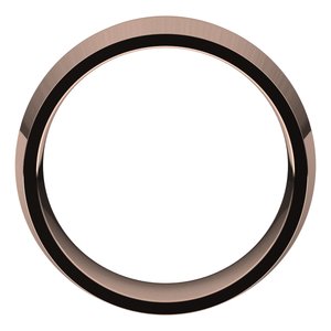 18K Yellow Or White Or Rose Gold Comfort-Fit Knife Band