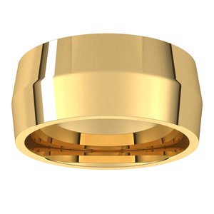 18K Yellow Or White Or Rose Gold Comfort-Fit Knife Band