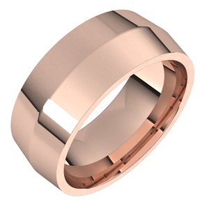 14K Yellow Or White Or Rose Gold Comfort-Fit Knife Band