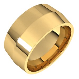 14K Yellow Or White Or Rose Gold Comfort-Fit Knife Band