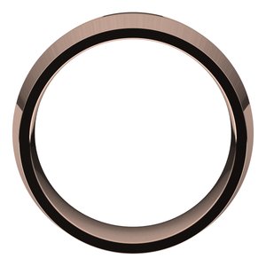 18K Yellow Or White Or Rose Gold Comfort-Fit Knife Band