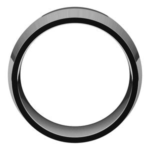 Platinum Knife Edge Comfort Fit Band
