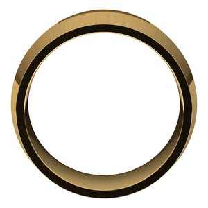 18K Yellow Or White Or Rose Gold Comfort-Fit Knife Band