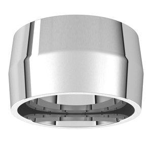 18K Yellow Or White Or Rose Gold Comfort-Fit Knife Band