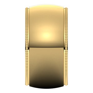 18K Yellow Or White Or Rose Gold Milgrain Comfort-Fit Half Round Band