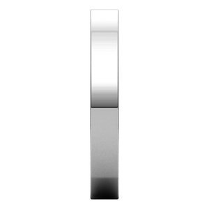 10K Yellow Or White Or Rose Gold Comfort-Fit Square Band