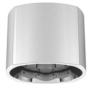 Sterling Silver Comfort-Fit Square Band