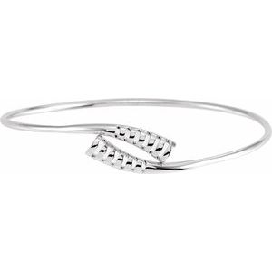 Sterling Silver 16.56 Mm 7 In Polished Bangle Bracelet