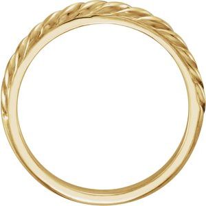 14K Yellow Gold Band Size 7