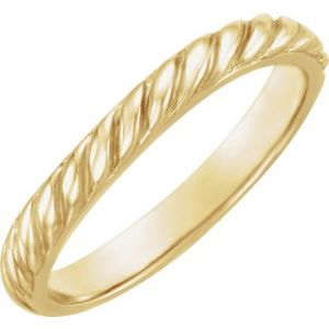 14K Yellow Gold Band Size 7