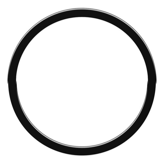 Sterling Silver Or Platinum Or Palladium Standard Fit Flat Band
