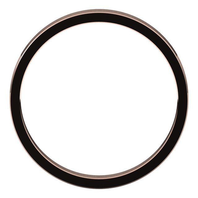 14K Yellow Or White Or Rose Gold Standard Fit Flat Band