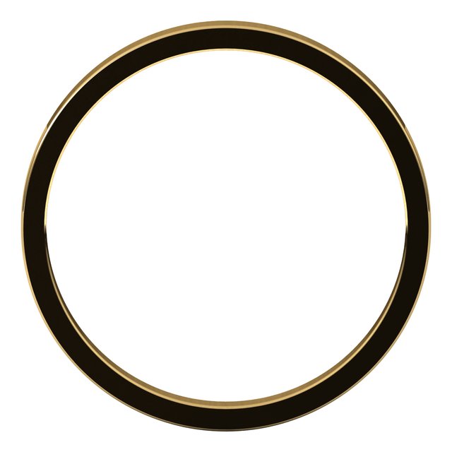 10K Yellow Or White Or Rose Gold Standard Fit Flat Band