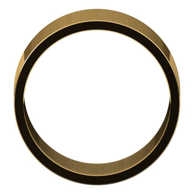10K Yellow Or White Or Rose Gold Standard Fit Flat Band